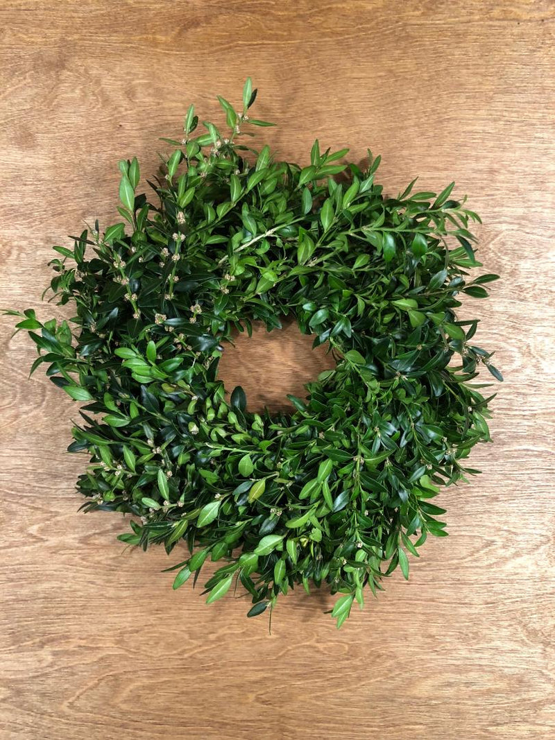 Boxwood Candle Wreaths