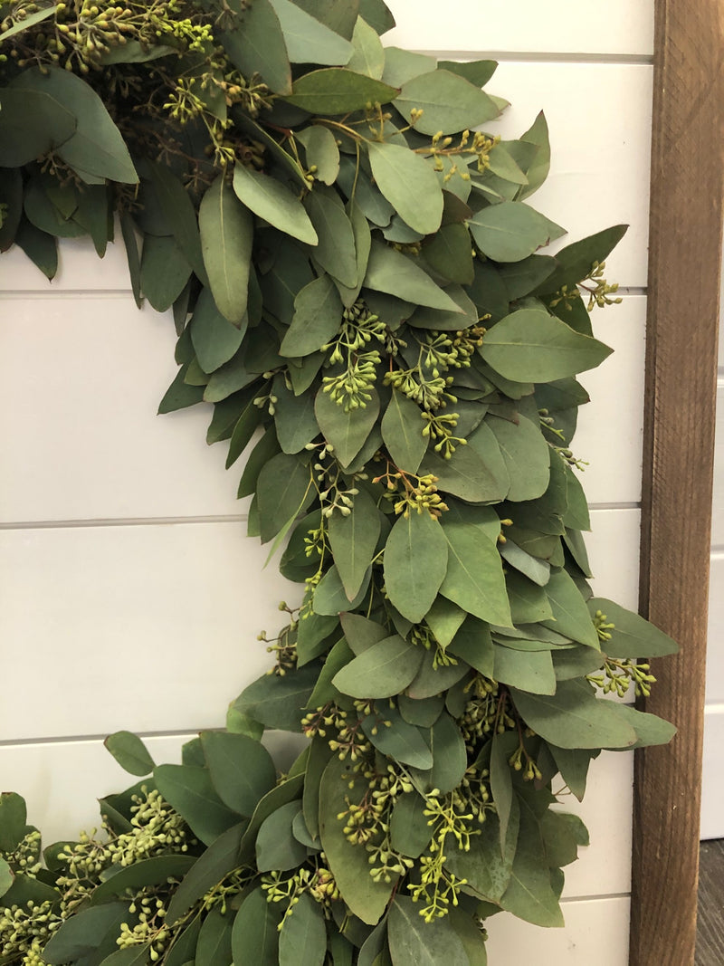 Seeded Eucalyptus Wreath