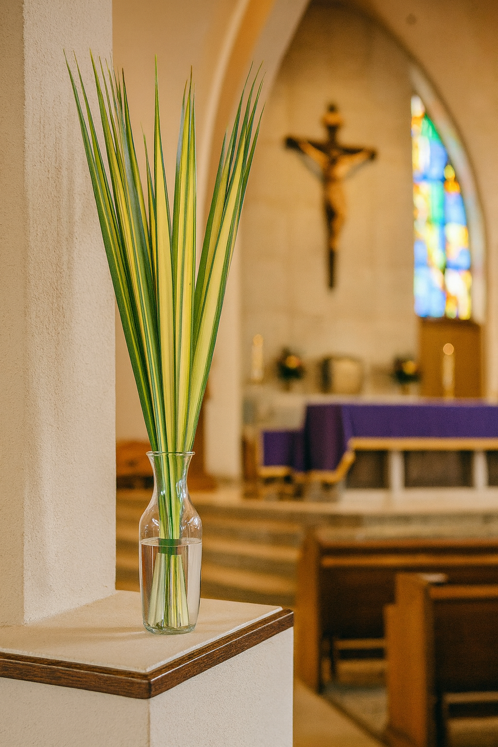 Fresh Palm Strips, Bundle of 50 | Natural Palm Leaves for Palm Sunday, Easter Services, Religious Celebrations & Decorative Use