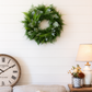 Silver Dollar, Seeded Eucalyptus, Sword Fern, and Plumosus Fern Wreath
