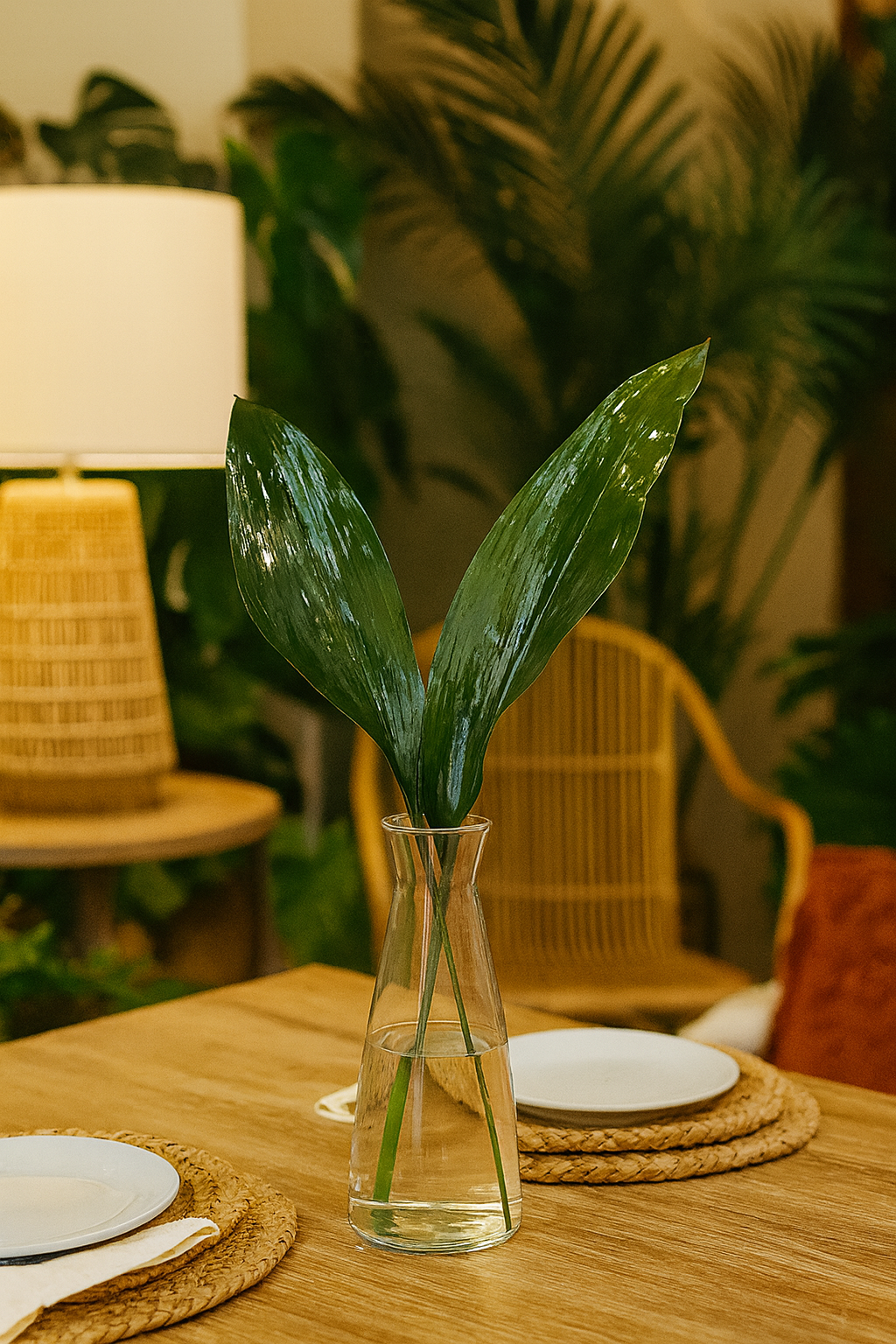 Green "A" Aspidistra Bunches