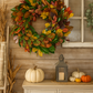 24" Magnolia + Copper Beech & Grevillea Fall Wreath – Handcrafted Designer Autumn Decor (TK)