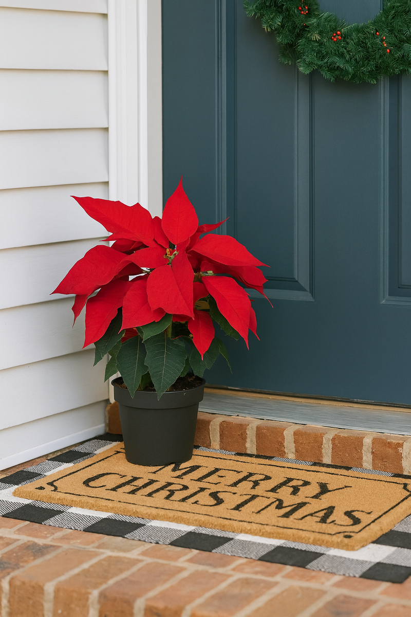 Premium Holiday Poinsettia | Euphorbia pulcherrima| – Christmas Specialty Plant, The Garland Guy Favorite!