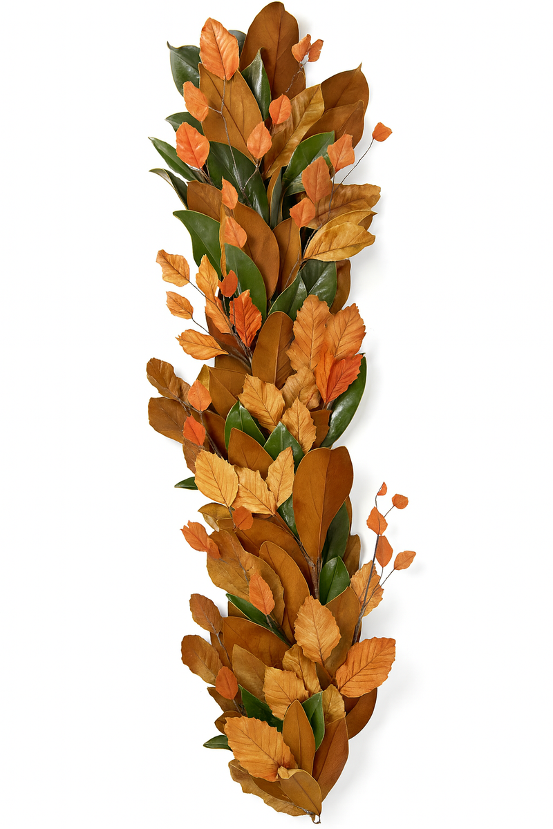 Magnolia and Copper Beech Garland - Designer Collection