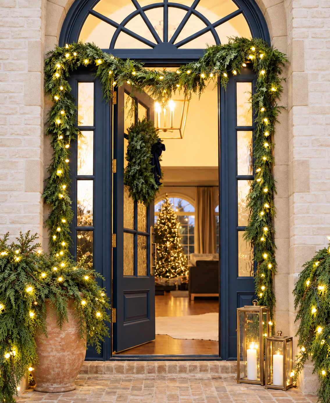 Welcome Christmas with Fresh Greens.