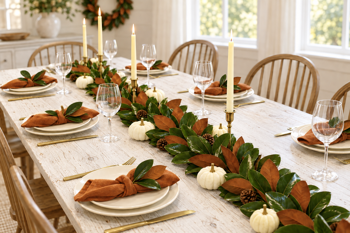 Southern charm, gathered around the table.