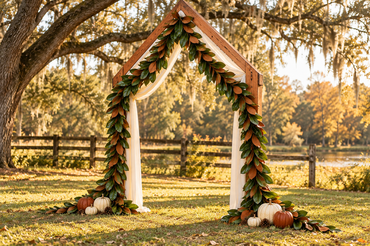 Say “I Do” Framed in Magnolia.