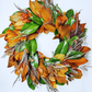 Magnolia, Grevelia, Copper Beech Foliage Wreath