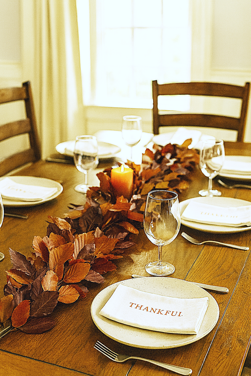 Copper Beech Garland | 6 ft | Fall Designer Collection, Thanksgiving Décor & Weddings, Fall Centerpieces (TK)