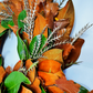 Magnolia, Grevelia, Copper Beech Foliage Wreath