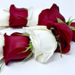 Classic Red Freedom Roses with Playa Blanca Roses Flower Garland, Mala & Lei