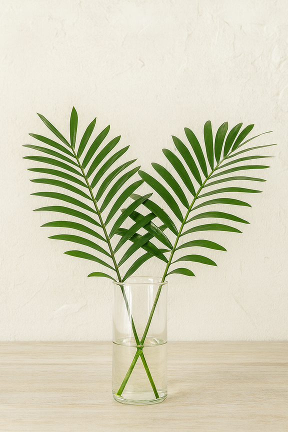 palm leaf plants Coontie Palm Fronds – Tropical Greenery Bunch (10 Stems) Zamia Palm | Palm Sunday & Easter Greenery