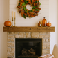 Magnolia, Grevelia, Copper Beech Foliage Wreath