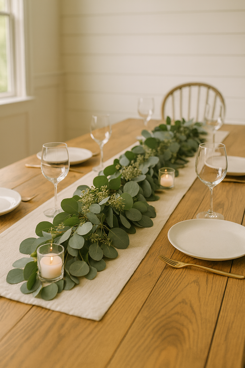 Seeded Eucalyptus & Silver Dollar Eucalyptus Garland – Our Best Seller 🌿✨