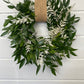 Bleached Ruscus Combo Wreath