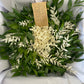 Bleached Ruscus Combo Wreath
