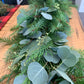 Christmas and Spring Combo. Noble Fir, Cypress, Silver Dollar Euc and Seeded Eucalyptus