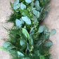 Silver Dollar, Seeded Eucalyptus, Plumosus, and Sword Fern Garland